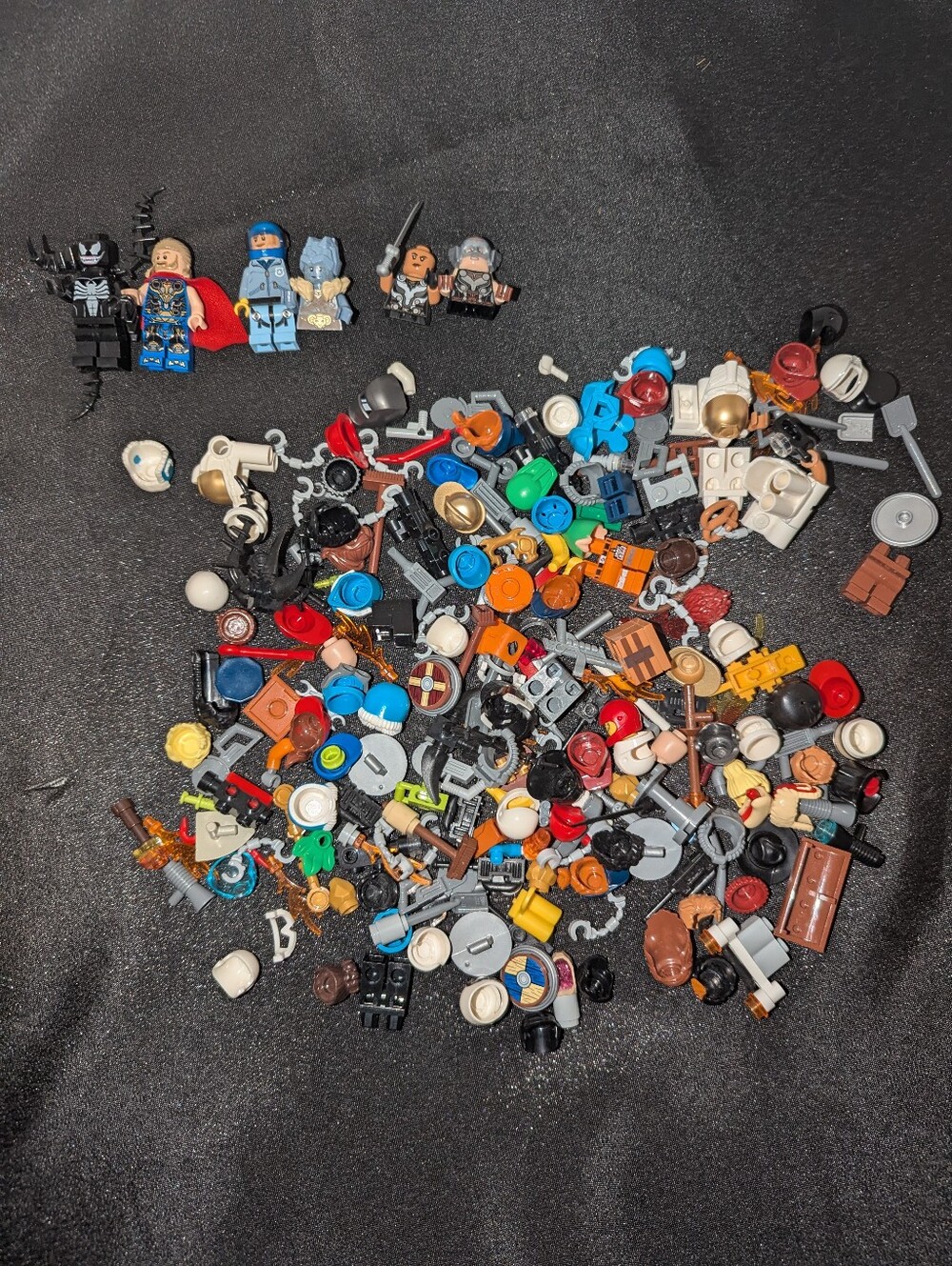 Large Lego Lot Of Accessories, Parts And Minifigures